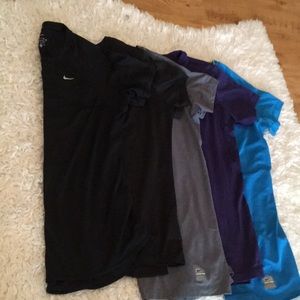 Lot of Nike Dri-Fit Tops
